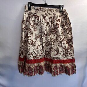Old Navy Women's Tan & White Skirt Size XS